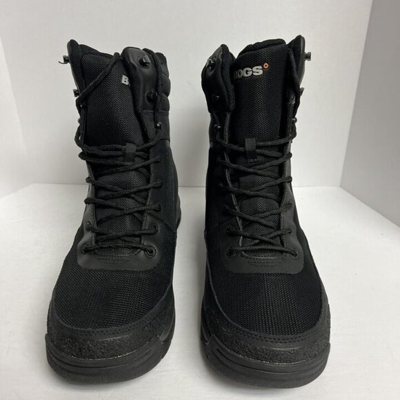 Bogs Mens Shale 8” Glaciergrip Waterproof Boot Black 13 M main image 5